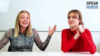 Spoken Norwegian in 3 minutes with Maria and Kristine [upl. by Notnert714]