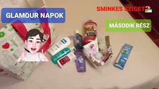 GLAMOUR NAPOK MÁSODIK RÉSZHAUL smink drogéria rossmannhaul glamour rimmel catrice lovely [upl. by Namyac]