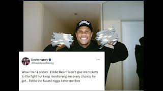 WHY DEVIN HANEY AND EDDIE HEARN LITTLE SITUATION DIDNT MAKE ANY SENSE [upl. by Kissner]