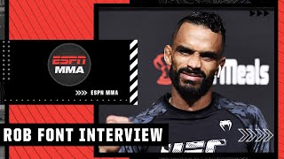 Rob Font says he’s treating Jose Aldo like any other opponent  UFC Live [upl. by Nairbal]