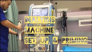 How to set up a dialysis machine HDF Mode Artis Machine Gambro Company [upl. by Attenaej]