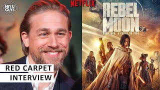 Charlie Hunnam  Rebel Moon  Part One A Child of Fire Premiere Interview [upl. by Reinhold]