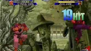 MUGEN Cyber Akuma amp Cyber Dan Vs Shin Akuma amp Evil Dan [upl. by Eenar182]