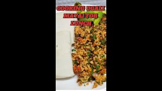 COOKING UGALI MAYAI [upl. by Aicirtap]