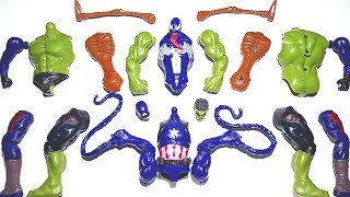 MERAKIT MAINAN HULK SMASH VENOM SIREN HEAD CAPTAIN AMERICA AVENGERS ASSEMBLE SUPERHERO TOYS [upl. by Oelgnaed336]