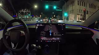 Raw 1x Tesla FSD 132 50 Minutes of driving with zero interventions [upl. by Sherard210]