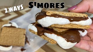 How to make S’MORES without Fire 🔥 EASY and PERFECT [upl. by Silenay]