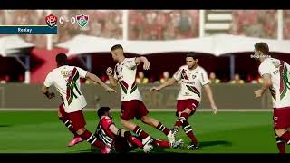 VITORIA X FLUMINENSE  GAMEPLAY PES 2021 [upl. by Lieberman]