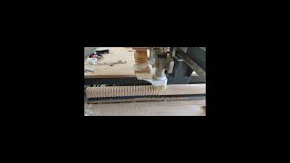 Wood carved twisted column CNC carving solid wood [upl. by Linders]