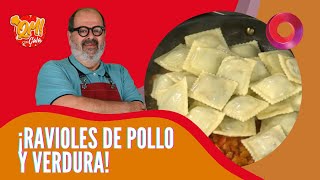 Ravioles de pollo y verdura [upl. by Burner]