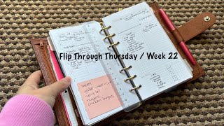 Flip Through Thursday  Week 22  May 2024  Pink Planner Girl [upl. by Kcirdor415]