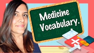 Aprende en Inglés Vocabulario de Medicina en un hospital clinica etc [upl. by Enajharas]