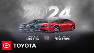 2024 Toyota Prius Prime vs 2024 Kia Niro PHEV  Toyota [upl. by Motch]