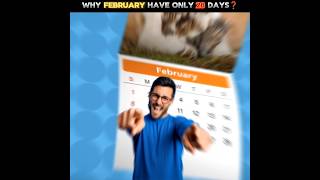 Why February Only Has 28 Days❓😨  shorts [upl. by Cailean]