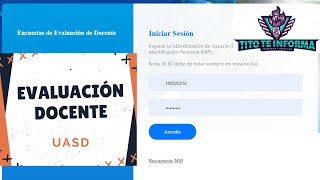 EVALUACIÓN DOCENTE UASD 🔥 ACTUALIZADO 👍 [upl. by Trebmal]