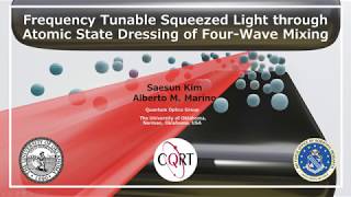 Frequency tunable squeezed light through atomic state dressing of fourwave mixing [upl. by Eudo]