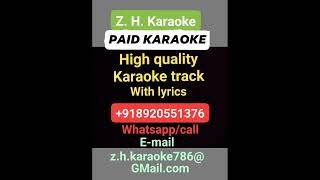 KAANTON KI CHUBHAN PAYI HAI PHOOLON KA MAZZA BHI KARAOKE CHITRA SINGH [upl. by Sheffie]