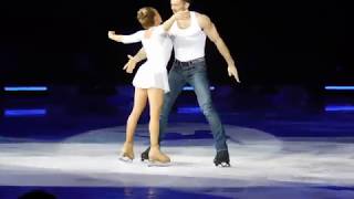 Dancing On Ice Tour 2018 Brianne Delcourt and Sylvain Longchambon Glasgow 8418 [upl. by Anilek680]