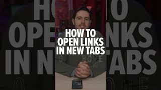 Microsoft Edge Links Open in New Tab [upl. by Lednew]