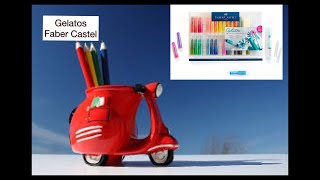 🖍Gelatos faber castell présentation et test [upl. by Lorrac844]