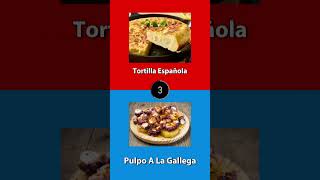 Que prefieres 🧐 50 tortillaespañola pulpoalagallega quiz quizyoutube [upl. by Illak485]