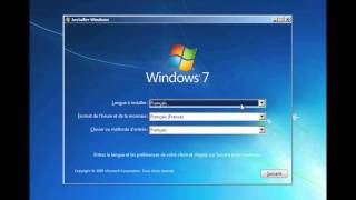 Installer Windows 7 [upl. by Eatnoled259]