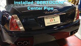 Maserati Quattroporte AT BERTOCCHI Center Pipe [upl. by Rebme]