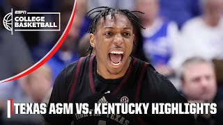 SEC Tournament Quarterfinals Texas AampM vs Kentucky Wildcats  Full Game Highlights [upl. by Nageem]