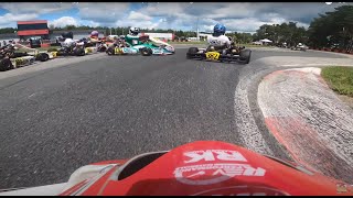 MIKA Race 8 Final 2023  Briggs LO206 Senior 332  Mosport Karting [upl. by Nosidam394]