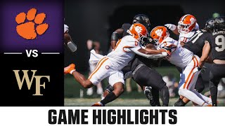 Clemson vs Wake Forest Game Highlights  2024 ACC Football [upl. by Berry208]