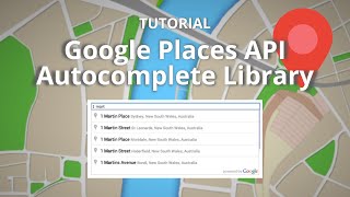 Tutorial  How to use Google Places API Autocomplete Library in your forms [upl. by Aoket779]