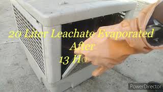 How to LEACHATE EVAPORATION from the Cooler [upl. by Assirolc]