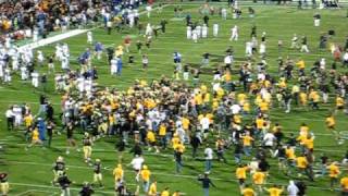 Colorado beats Kansas crowd storms the field [upl. by Adnolrehs616]