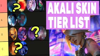 AKALI SKIN TIER LIST [upl. by Airym]