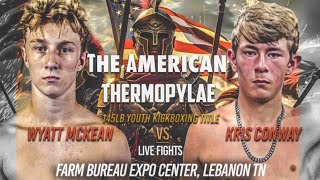 AFL 6 Wyatt McKean vs Kris Conway [upl. by Hyo]