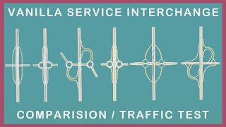 Best Starting Interchange ranked in vanilla cities skylines  traffic test and guide for beginners [upl. by Aiym]