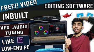 LightWork Best Free Video Editing Software With VFX amp Premiere Pro Feature NO WATERMARK [upl. by Aitak]