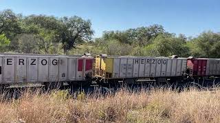 UP Ballast train West of Dunlay TX [upl. by Nahbois200]