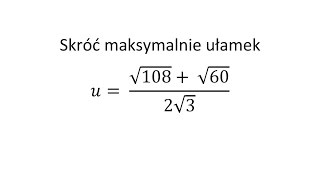 Skróć maksymalnie ułamek  Operon zadanie 7 s 11 [upl. by Ori483]