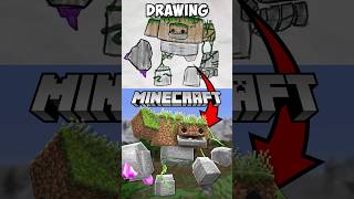 I Turned Your Drawing into a MINECRAFT Mob [upl. by Anoynek]