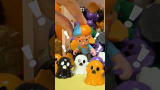 Blippi Finds GHOSTS Trick or Treat Challenge blippi shorts [upl. by Adnot]