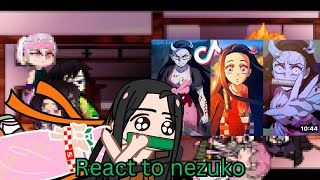 Gacha life Hashira’s react to Nezuko  Demon slayer Gacha reacts [upl. by Sidhu]