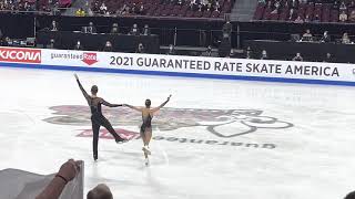 BoikovaKozlovskii 2021 Skate America short program fancam  БойковаКозловский кп [upl. by Radke]