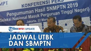 Kemdikbud Rilis Jadwal UTBK dan SBMPTN Ini Jumlah Kuota PTN 2020 [upl. by Placeeda]