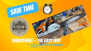 Perfectly Sharp Chainsaw Blades Every Time The Easiest Way to Get Smooth Clean Cuts [upl. by Llerrat]