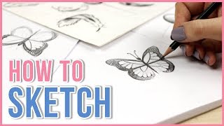 How to Sketch  Sketching Tips for Beginners  Art Journal Thursday Ep 21 [upl. by Tonnie]