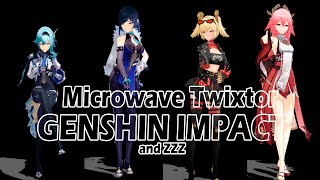 Genshin impact microwave twixtor [upl. by Guildroy]