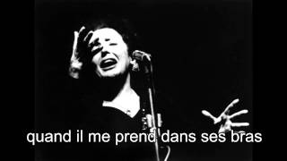 Edith Piaf  La vie en rose 1946 With lyrics [upl. by Nialb100]