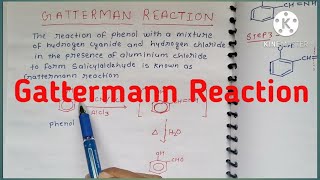 Gattermann Reaction [upl. by Ellerud728]