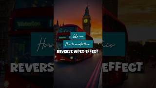 reverse video effect in InShotApp tutorial editing [upl. by Renrut94]